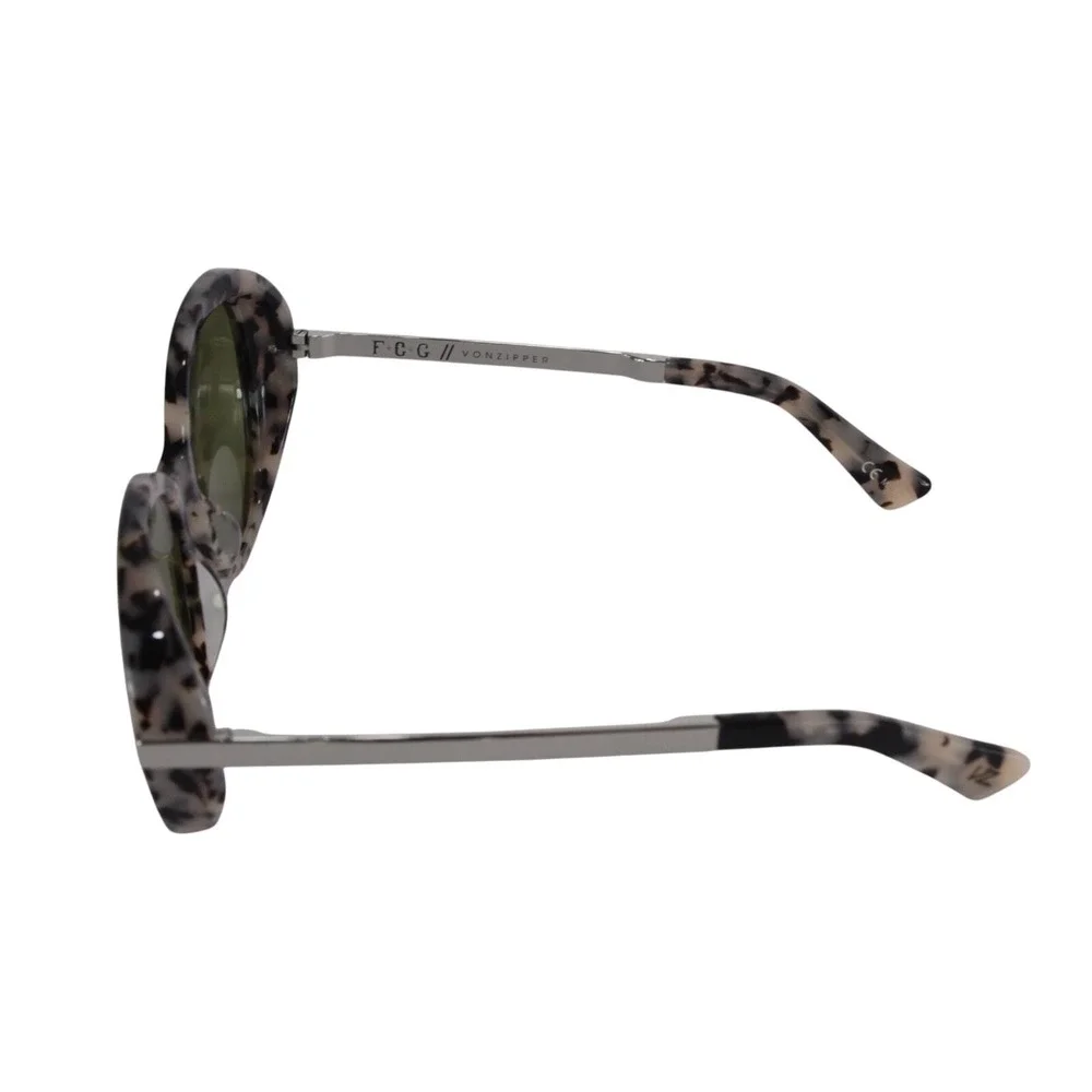 F.C.G. VONZIPPER Sunglasses‎ VZ OPAL Tortoise & Gold Frame Olive Lenses
